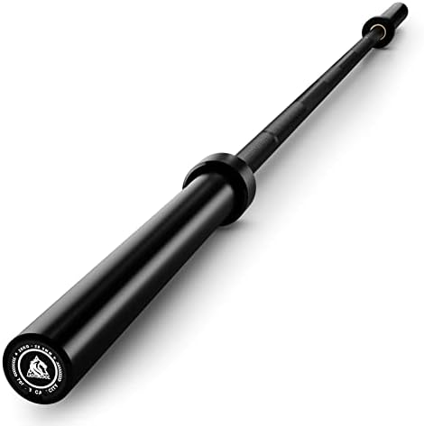 LIONSCOOL 7ft Olympic Bar for Weightlifting and Power Lifting, 2 Inch Barbell Bar for Squats, Deadlifts, Presses, Rows and Curls, 500LBS/700LBS/1000LBS/1500LBS Weight Capacity Available