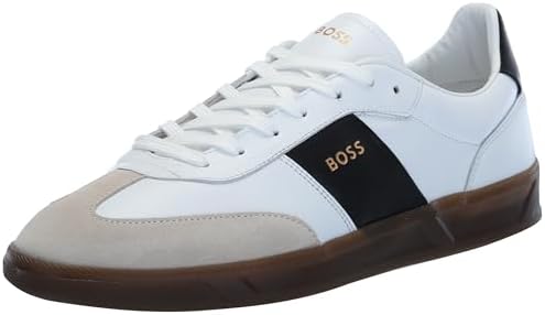 Hugo Boss Men's Brandon Leather and Suede Sneakers
