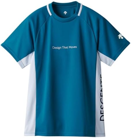 Descente Short Sleeve Volleyball T-Shirt, Sweat Absorbent, Quick Drying