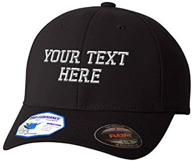 Flexfit Hats for Men & Women Custom Personalized Text Dad Hats Baseball Cap