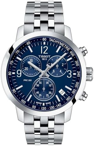 Tissot Men's PRC 200 Gent Chr Qua 316L Stainless Steel case Swiss Quartz