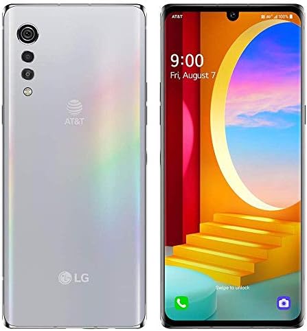 LG Velvet 5G G900UM 128GB AT&T GSM Unlocked Phone 6.8 inches - NO CDMA (Silver) (Renewed), (Velvet (5G) 128GB LMG900TM)