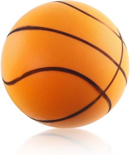 Generic Silent Basketball，Size 7 (29.5"") ， Indoor Basketball ，Quiet Basketball ， Foam Basketball， Silent Basketball Dribbling Indoor 。