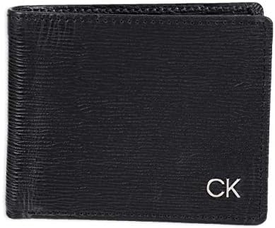 Calvin Klein Men's RFID Leather Minimalist Bifold Wallet