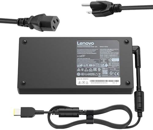 300W 20V 15A Ac Adapter for Lenovo Legion 5 5i 5P 7 7i pro 15 16 17 C7 S7 Y540 Y545 y730 Y740,Slim Tip Gaming Laptop Charger Replacement for ADL300SDC3A GX21F23045 ADL300SLC3A SA10R16956 5A10W86289