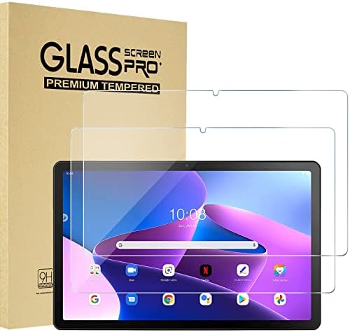 ProCase 2 Pack Screen Protector for Lenovo Tab M10 Plus 3rd Gen 10.6 Inch 2022, Tempered Glass Screen Film Guard for 10.6” Lenovo Tab M10 Plus Gen 3 TB125FU TB128FU TB128XU 2022 Release -Clear