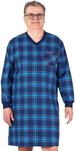 Ovidis Adaptive Nightshirt Pajama Senior Elderly Men - Stewart