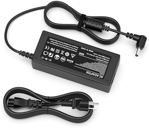 65W Laptop Charger for Lenovo IdeaPad 3 5 Flex 4 5 6 1470 1480 1570 1580, Ideapad 110 110s 310 320 330 330s 520 530s 710s S145 S340 Adapter; Yoga 720 710 510 330, Chromebook N22 N23 N42 Power Supply