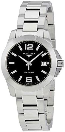 Longines Conquest Black Dial Ladies Watch L33774586