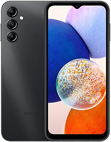 SAMSUNG Galaxy A14 5G (64GB, 4GB) 6.6" 90Hz, Octa-Core, 50MP Triple Camera, US 5G / Global 4G Volte (Fully Unlocked for Verizon, T-Mobile, AT&T, Global No Logo) A146U1 (w/ 256GB SD, Black) (Renewed)