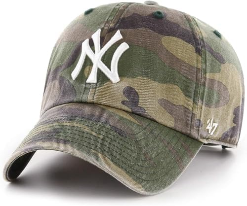 '47 MLB Unisex-Adult Camo Clean Up Adjustable Hat Cap One Size