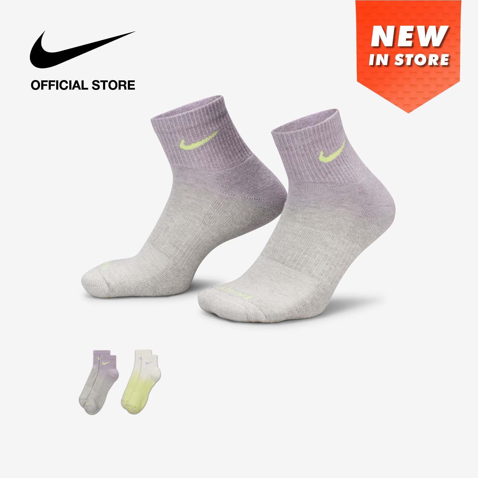 Nike Men's Everyday Plus Cushioned Ankle Socks (2 Pairs) - Multi-Color