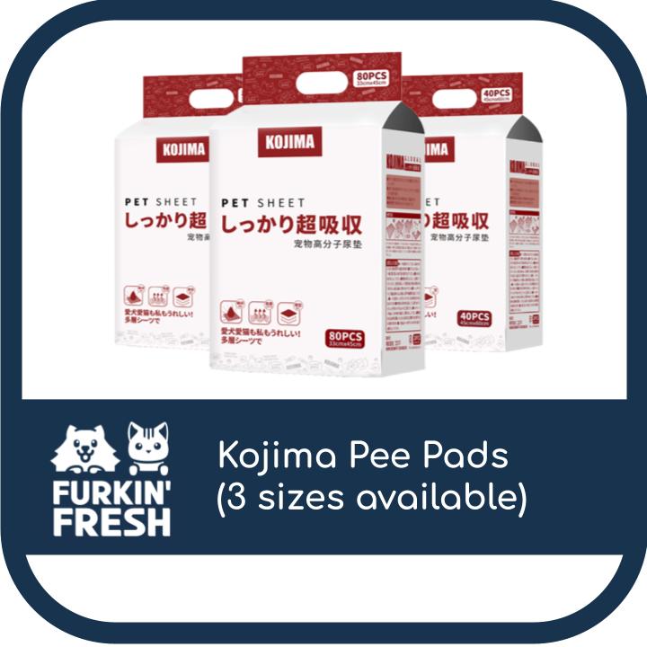 Kojima Dog Pee Pad Absorbent Training Pad | Pet Pee Poo Training | Disposable Fast Absorption Leak Proof Quick Dry Soft