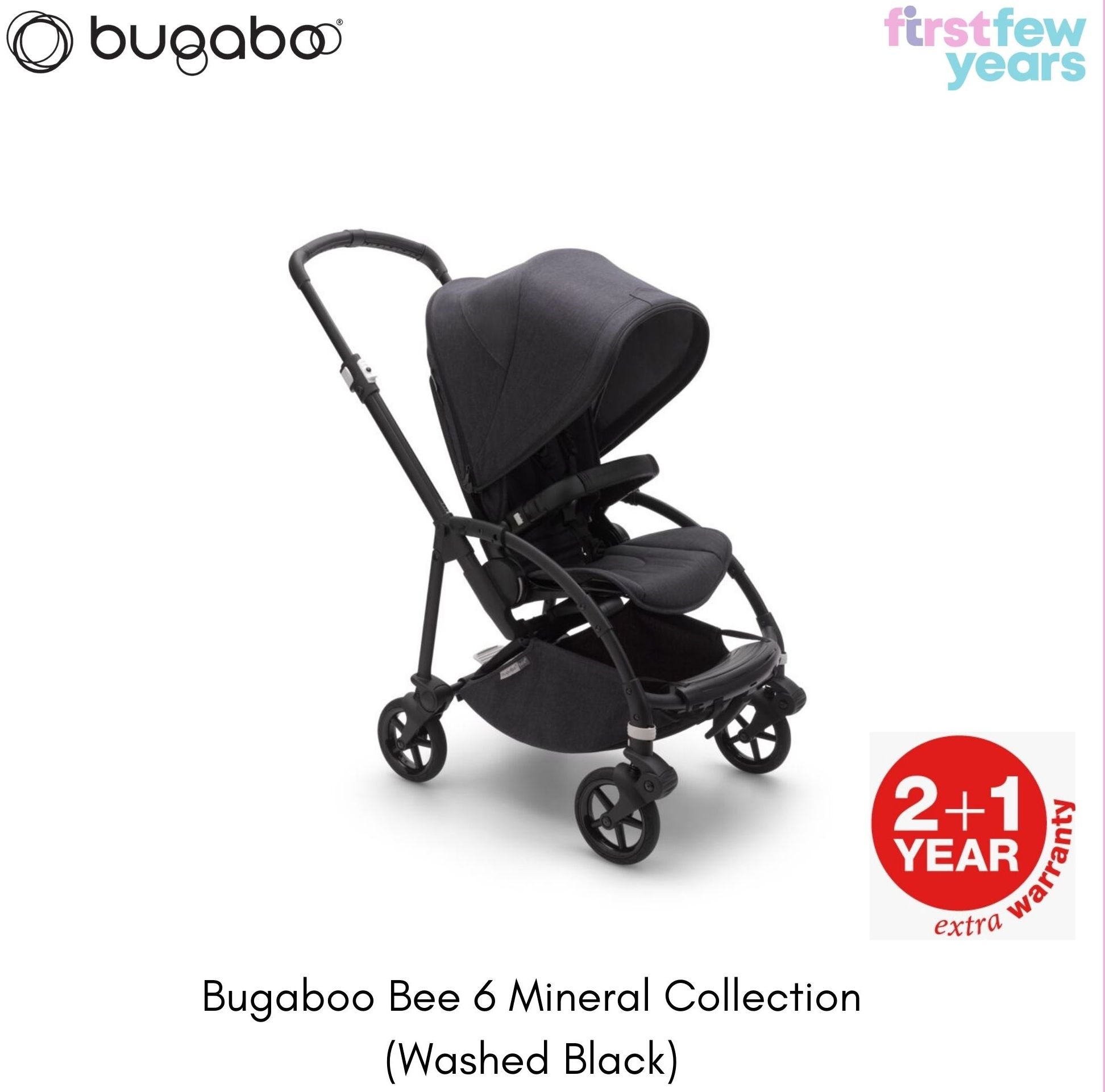 Bugaboo Bee 6 Stroller Mineral Collection (2 Colors)