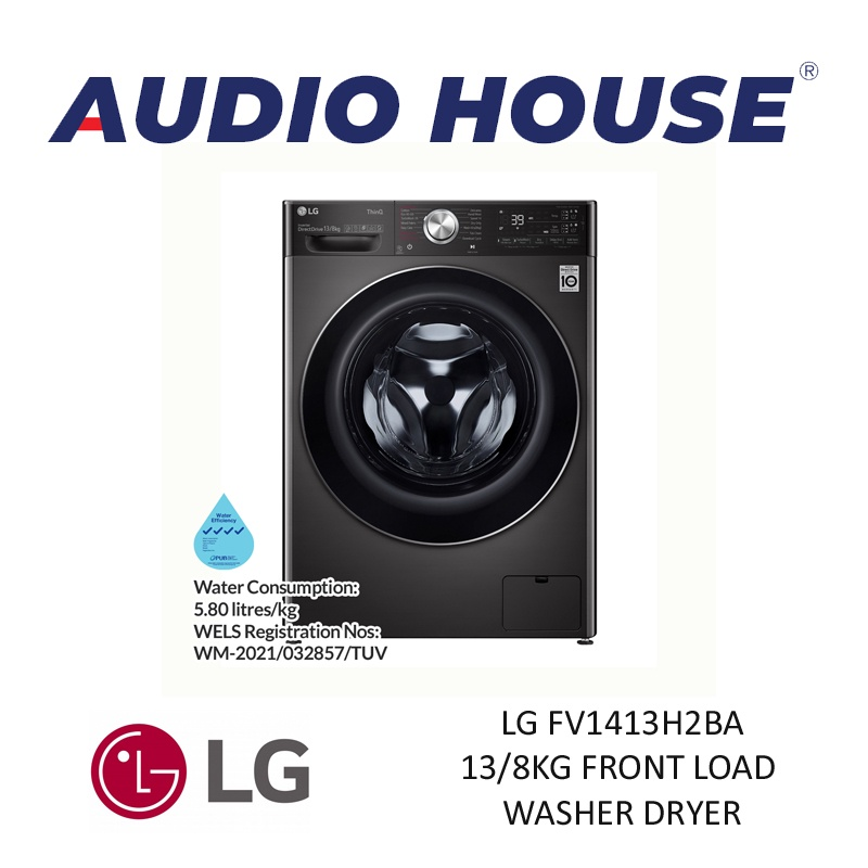 [Bulky] LG FV1413H2BA 13/8KG FRONT LOAD WASHER DRYER ***2 YEARS WARRANTY BY LG***
