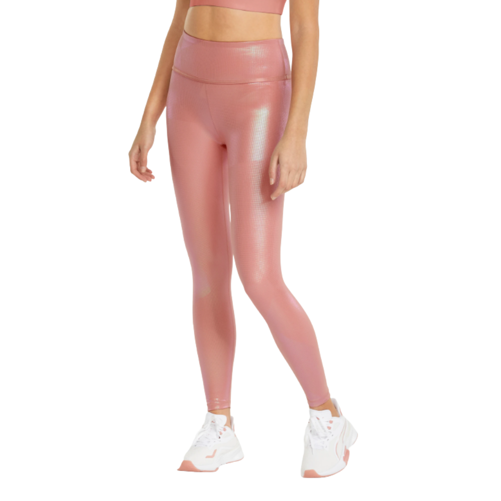 PUMA Stardust High Waist Printed 7/8 Leggings - Women Training Sports (Rosette/Iridescent Print) 52137524